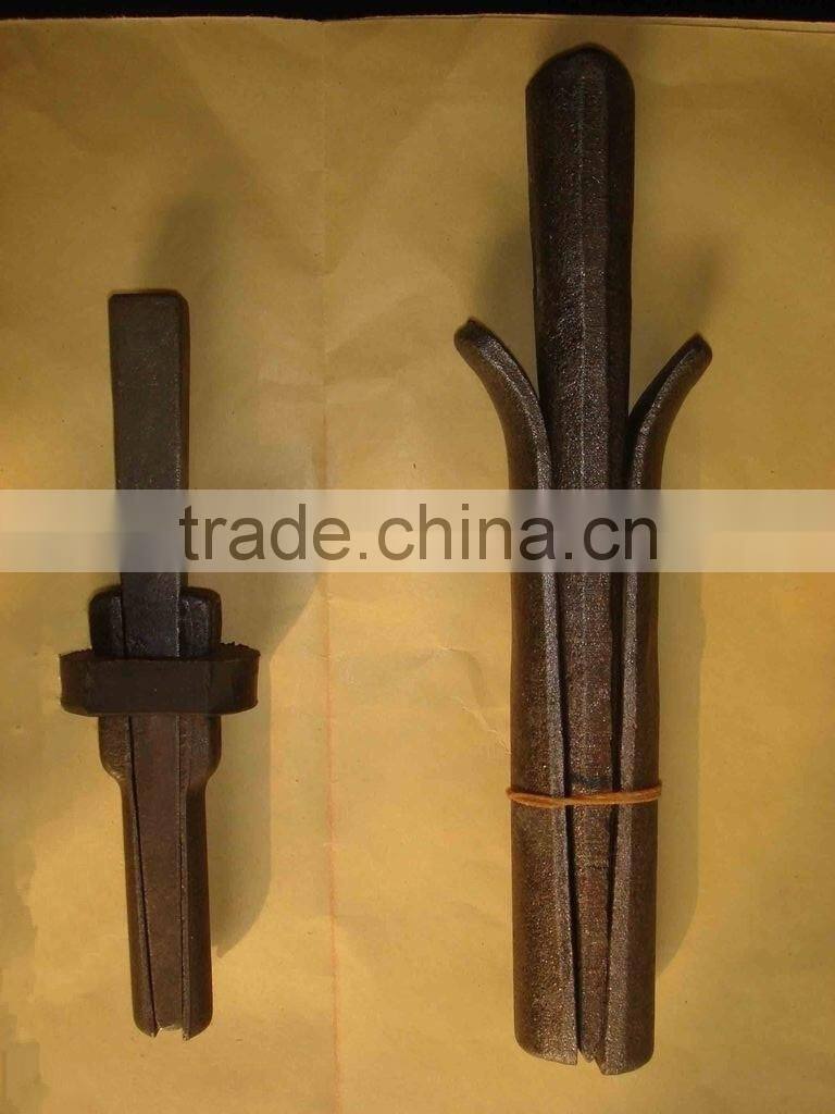 Wedge and Feather, for split stone in mining