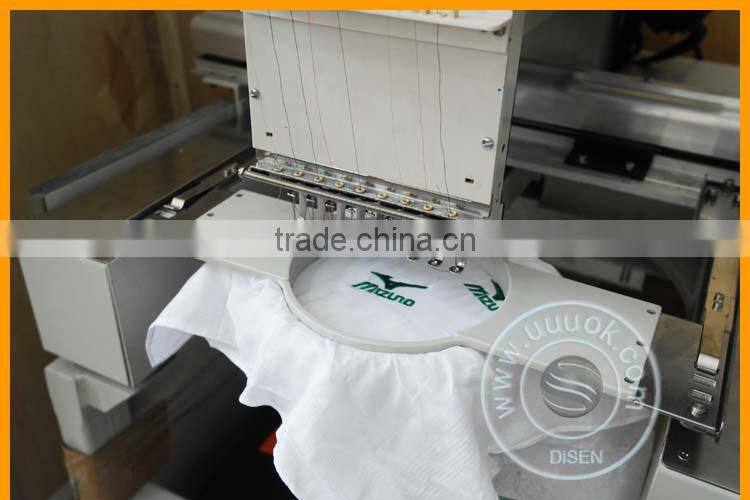 Single head hat computerized embroidery machine