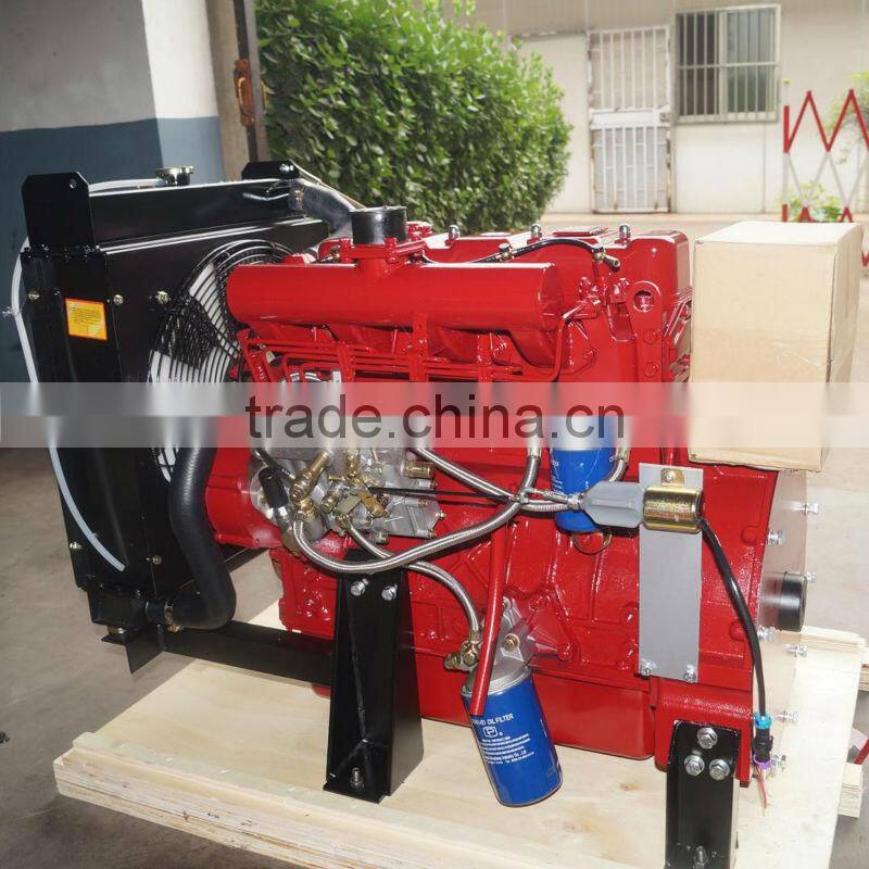4 cylinders diesel engine fire fighting equipment with radiator 4100