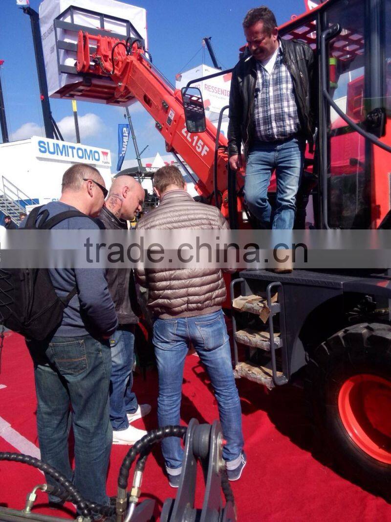 2017 newest type 0.8ton Rated loading capacity ZL08F with CE certificate