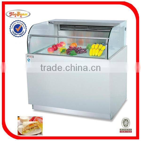 Jieguan Luxury open sandwich display cooler CK-1000 TEL: 0086-13632272289