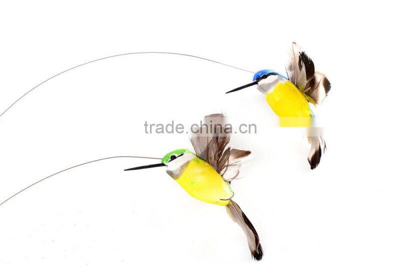 hotest solar hummingbird with sunflower solar dancing hummingbird garden decoration solar hummingbird artificial hummingbird