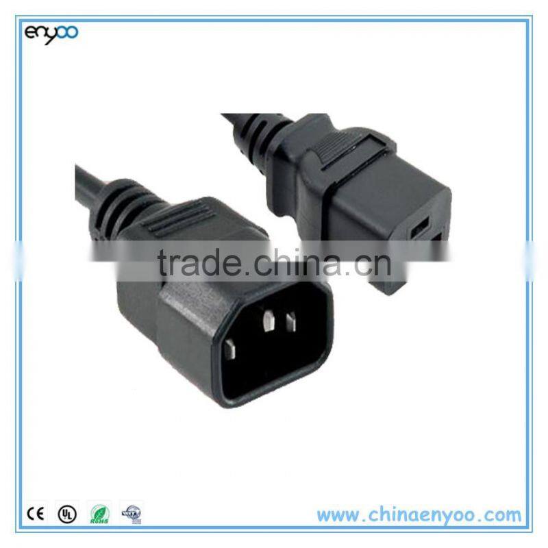 C14 to C19 Power Cord - Black Server Cable