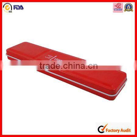factory custom rectangle metal pencil box