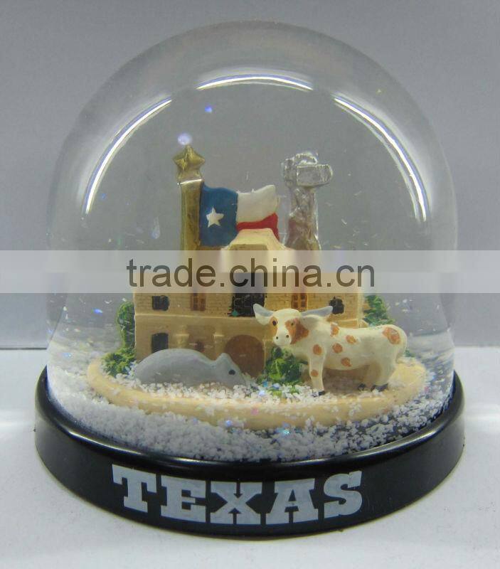 2016 walmart large christmas santa plastic snow globe