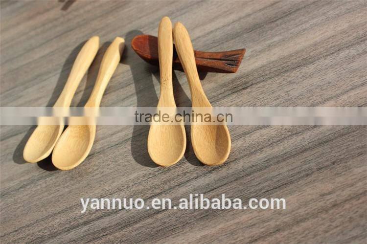 Natural Mini wood honey ice cream Spoon, Small Wooden Spoon