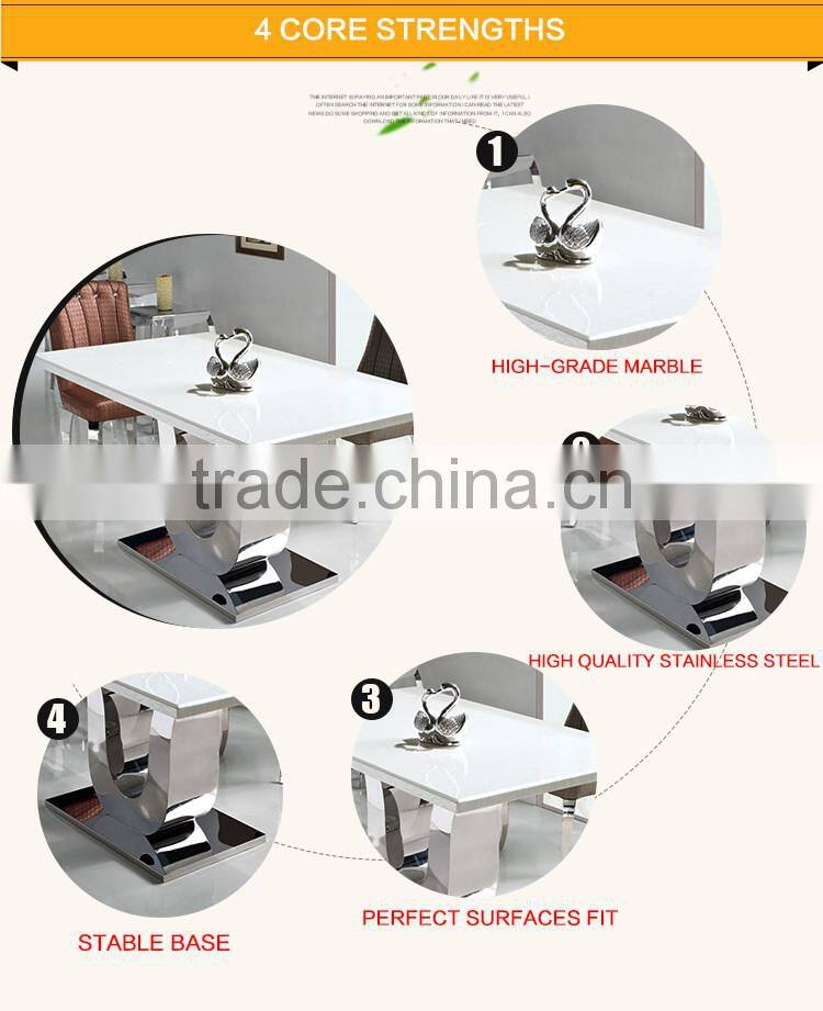TH280 Modern design stainless steel dining furniture