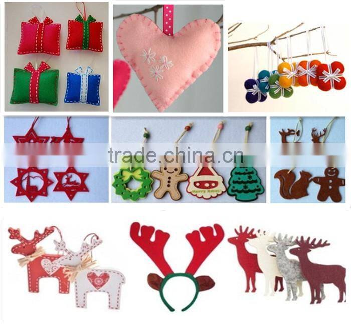 14081815 education christmas crafts/diy felt craft kit toys/ felt puzzle