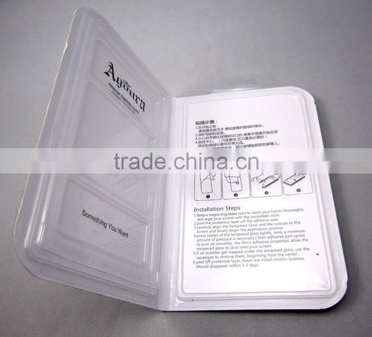 Tempered glass screen protector package box, screen protector packaging