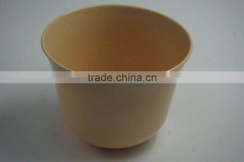 Plain environmental-friendly biodegradable bamboo plant pots