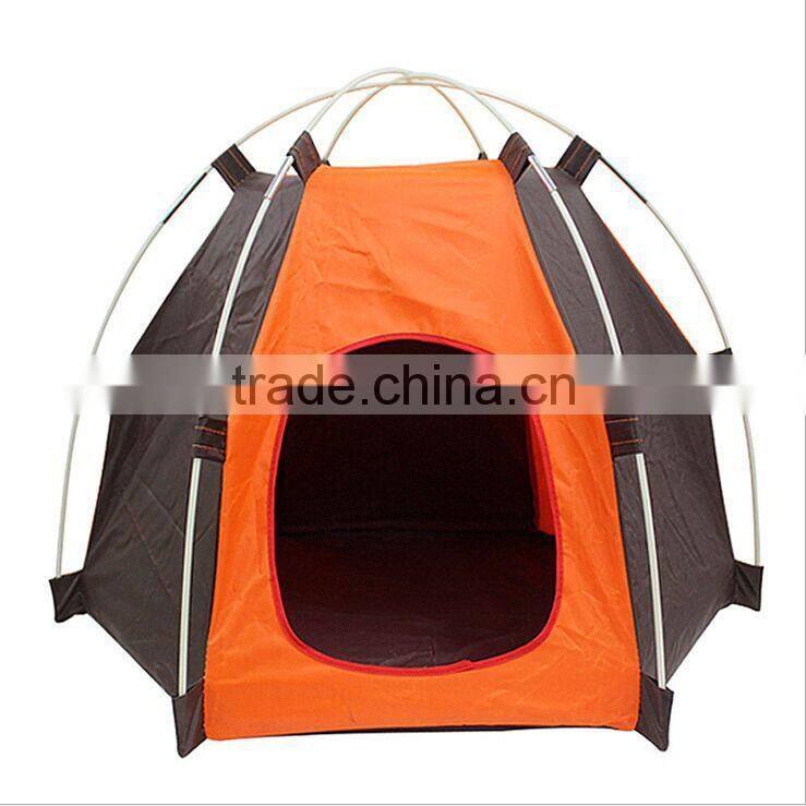 300D axford polyester foldable cat pet tent for dog waterproof pet cage