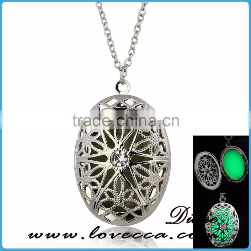 New Girls Women Pretty Vintage Gift glow in the dark necklace jewellery