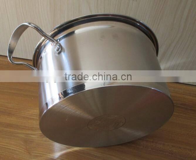 Stainless Steel Induction Bottom Soup Pot 24cm