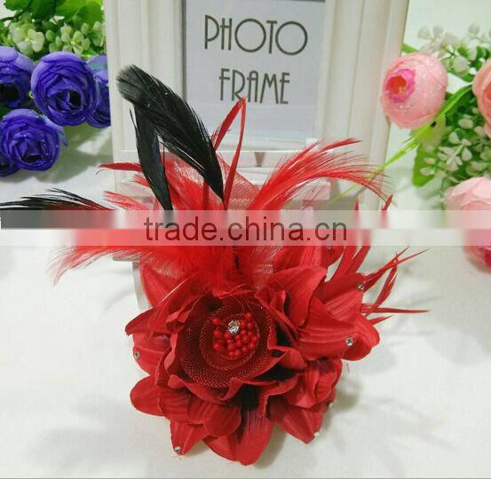 Fabric flower design crafts accessories for hair