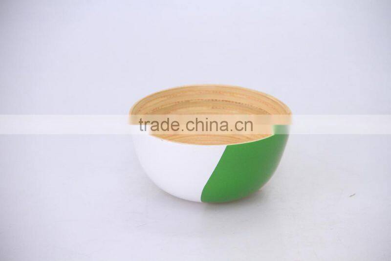 New design bamboo bowl from Vietnam manufacturer