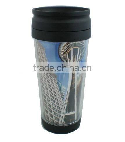 Beautiful Double Wall Plastic Cup Plastic Gift Advertising Cup 450154