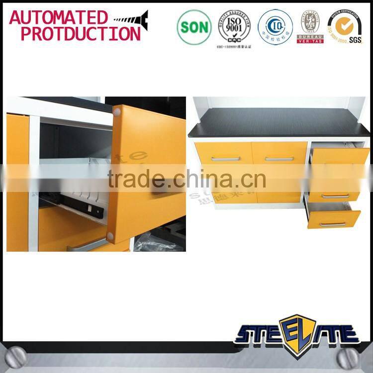 Double color cold plate steel kitchen cupboard for sale