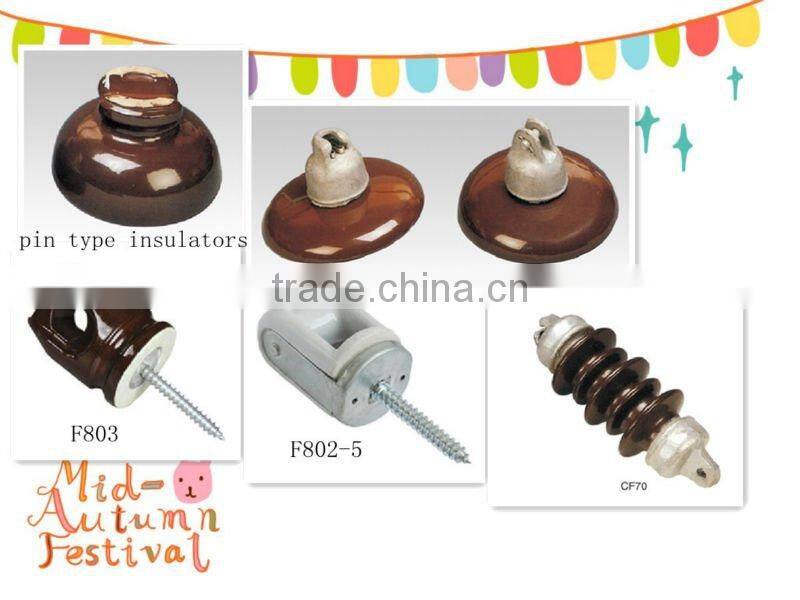 porcelain pin insulator for telephone lines