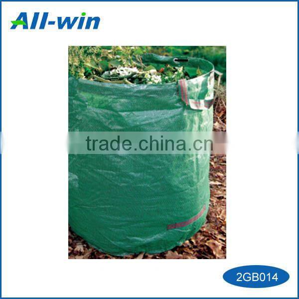 Garden park public PE best quality colored cheap wear belts garbage bag with two handles
