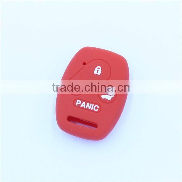 Protective silicone car key cover for honda 4 buttons