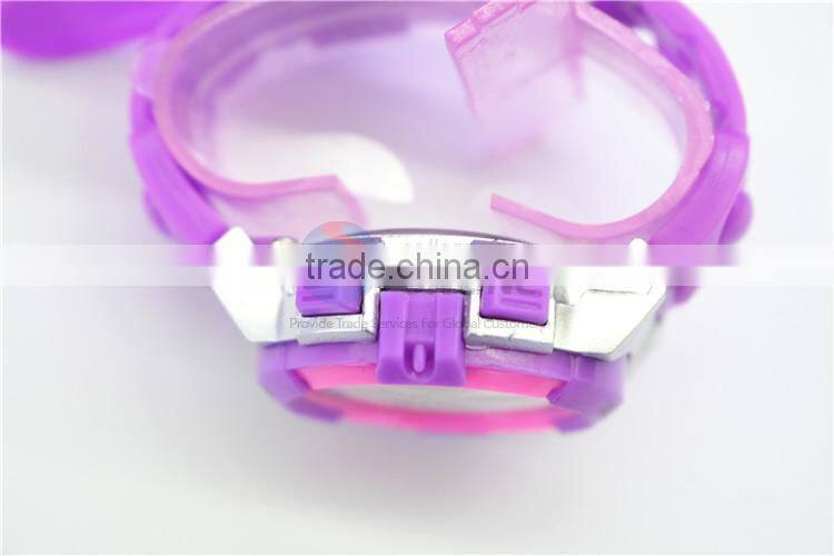 Purple women digital sport watch