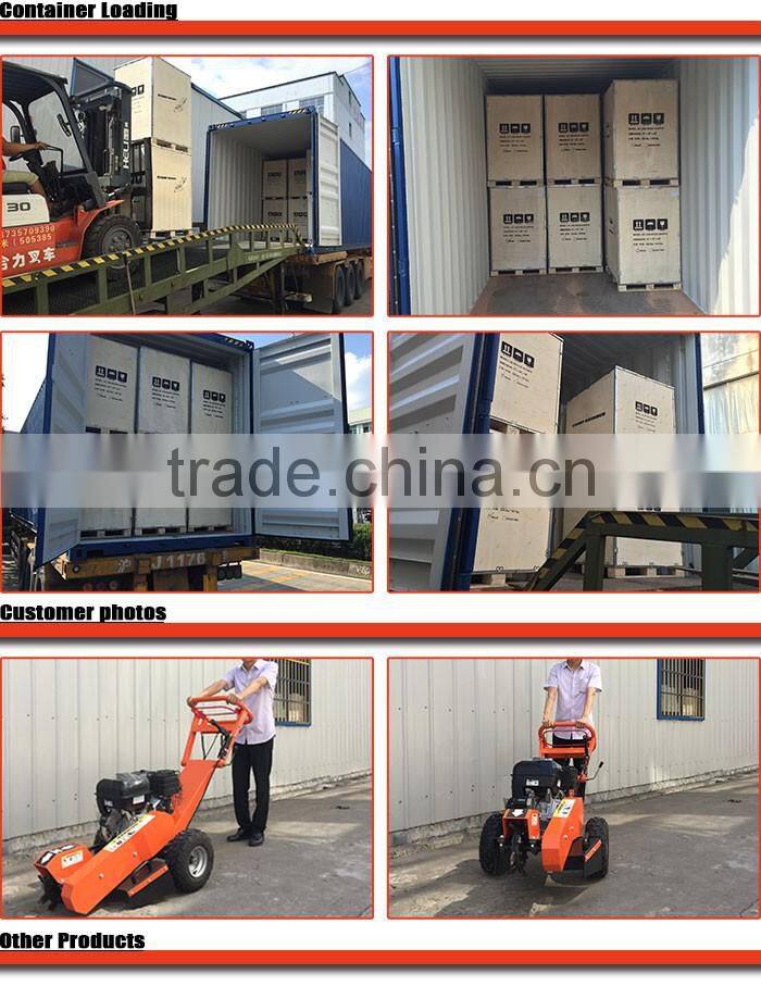 ISO9001 certificate competitive price high efficiency professional new gasoline tree stump grinder for sale