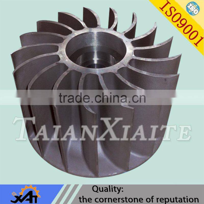High abrasion pump impeller,stable quality,heat treating,non-stardard pump parts,OEM service.CNC machining