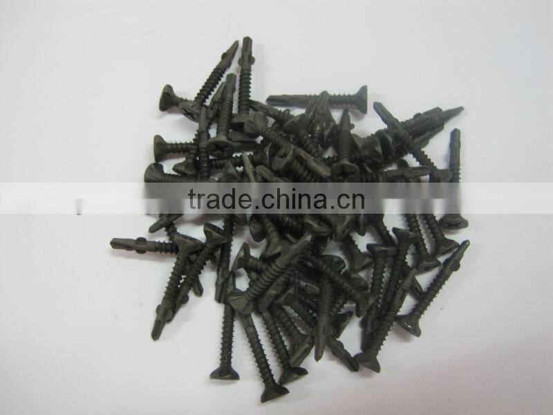 Black csk winged self-drillig screw in guangzhou/philips head drilling screw