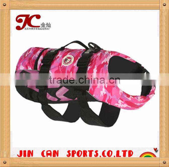 hot sell custom neoprene automatic dog life jacket