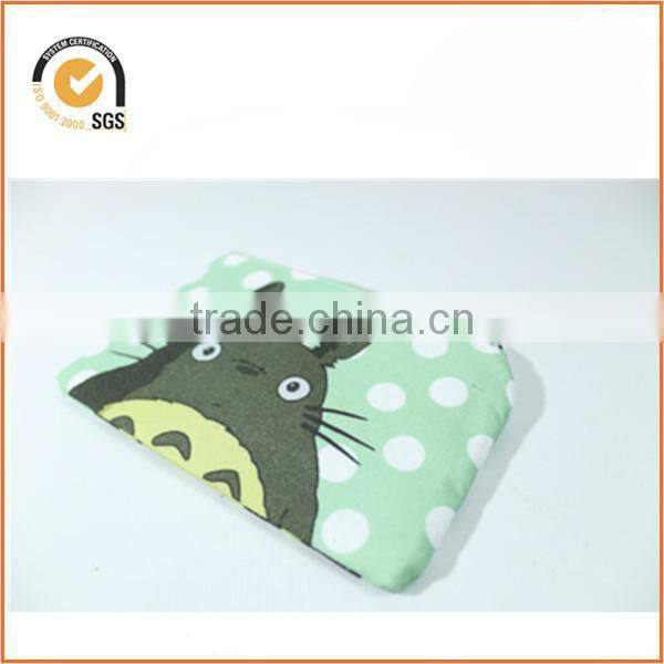 Totoro Zipper Pouch / Camera Bag in Miyazaki's My Neighbor Totoro Mint Polka Dots By Chiqun Dongguan CQ-H03017