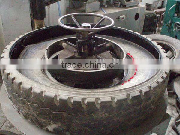 Tire bead ring cutting recycling machine