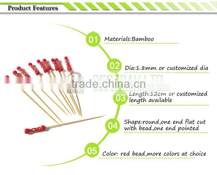 Cocktail pick bamboo craft stick factory price