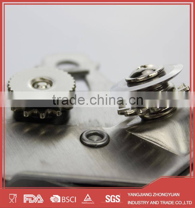 High quality stainless steel can opener and bottle opener