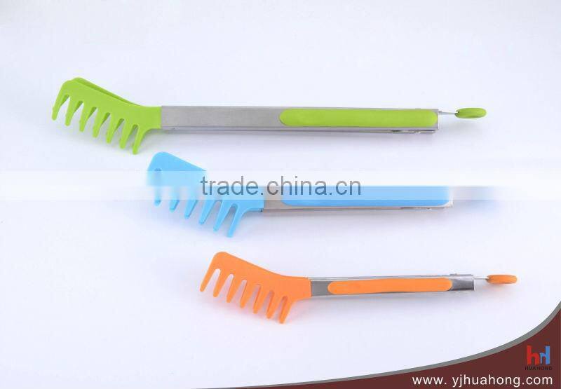 High Quality Nylon Locking Kitchen tongs/Food Tongs
