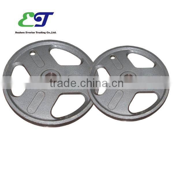 3 hole Olimpic bumper plates / fitness weight barbell plates / 10kg/20kg olimpic weight plates