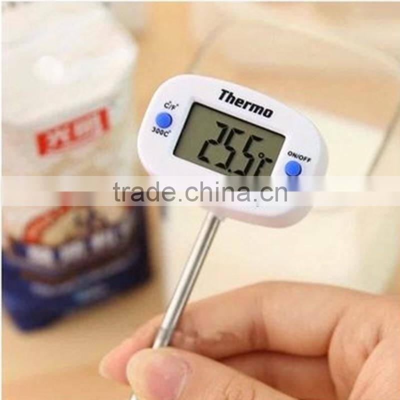 2016 new arrival Indoor Kitchen Tools Stainless Steel Sensor Digital Food Thermometer for kitchen kids