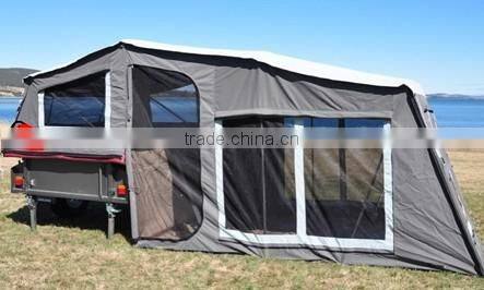 5+ person durable camping equipment canvas trailer tent for sale