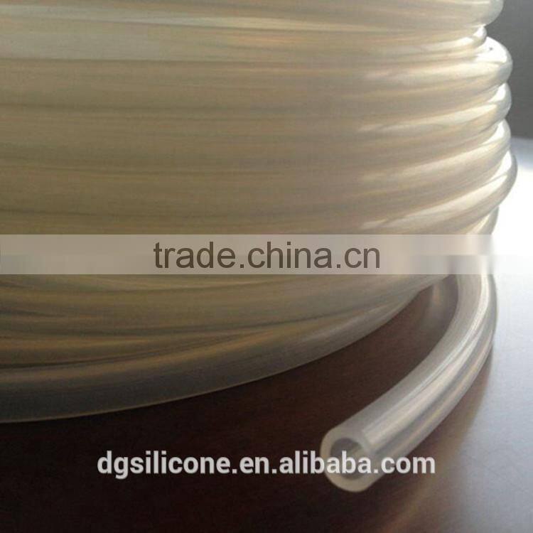 High Temperature Reinforced Heater Hose White Silicone Rubber Tubing