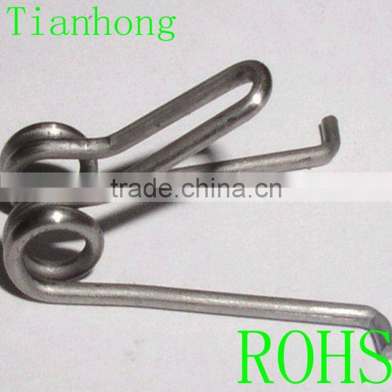 Large diameter torsion springs made of the material that you specified