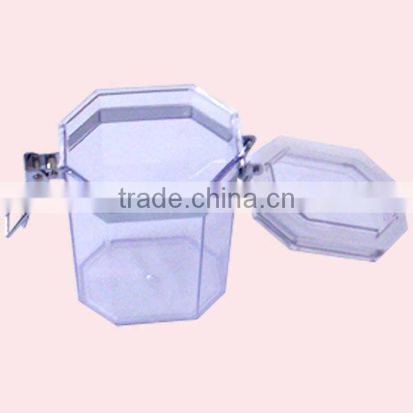 430ml Small Octagon type Plastic Airtight Container