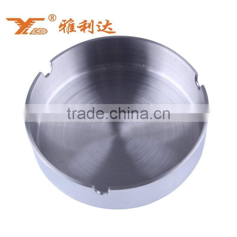 10cm Stainless steel cigarette table ashtray for home