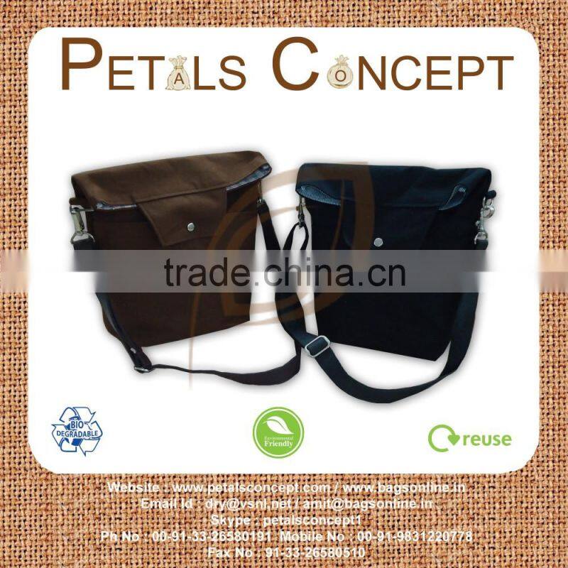 Dyed cotton hand bag