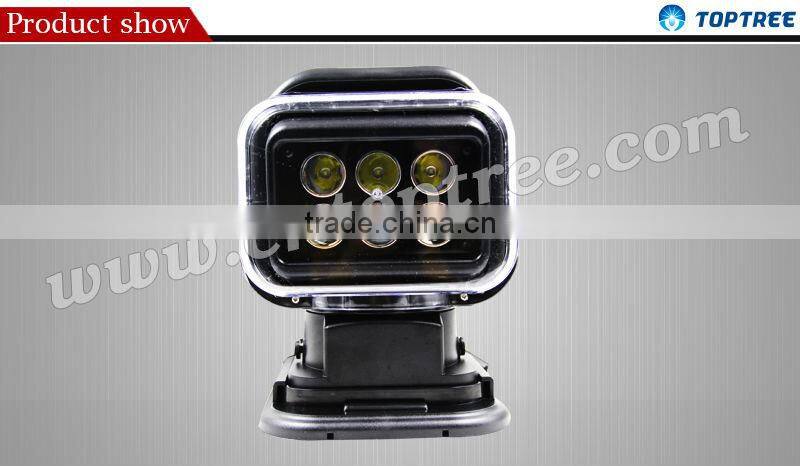 Waterproof ip68 Powerful 30W12V 24V LED Marine Military Portable Remote led search light