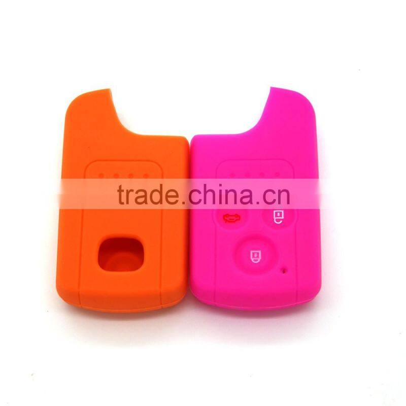 Universal remote silicone car key case for Honda key program car key cover
