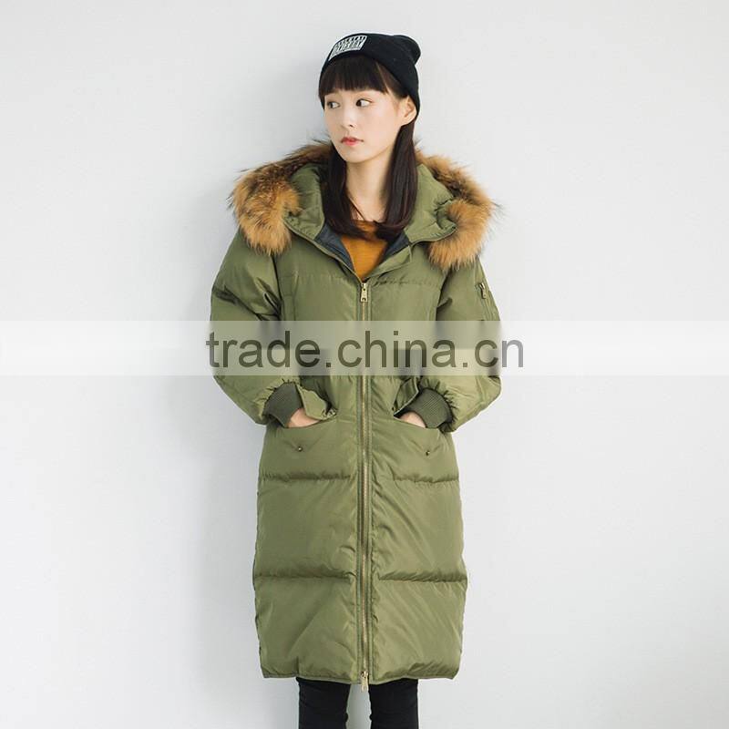 2016 new winter women jacket clothes down Cotton fur collar women's coat jacket