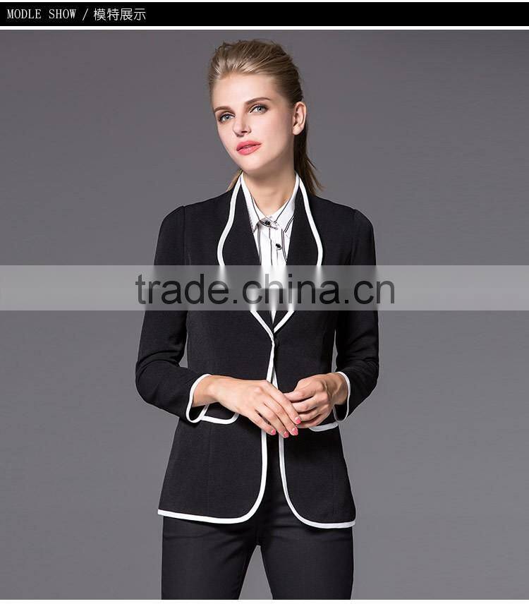 2016 new arrival office uniform woman suit girls formal suit