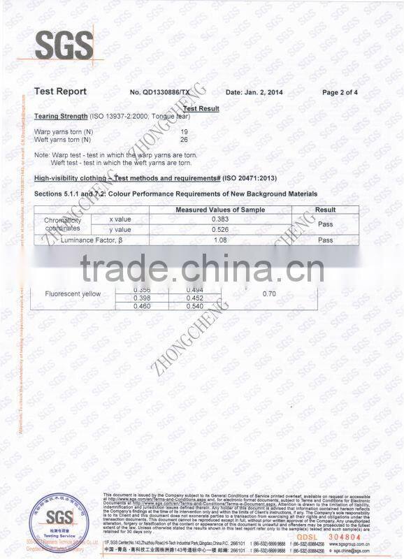 100% cotton flame retardant satin drill fabric 32/2*10/108*56