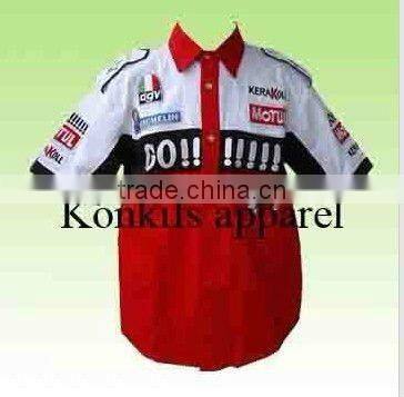 Summer Wear Promotion Racing Shirts For Men