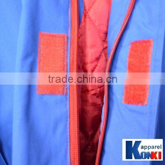 winter auto racing jacket/ winter clothes/warm customized worker uniform