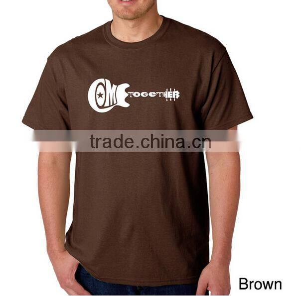 Pop Art Men's Printed Guitar T-shirt